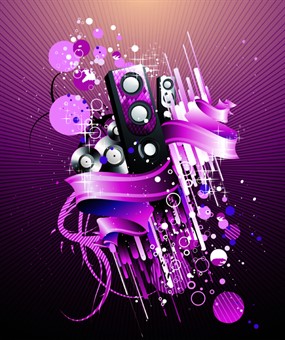 非主流音响矢量图下载